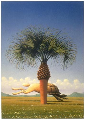 Tortoise Hare Palm Tree